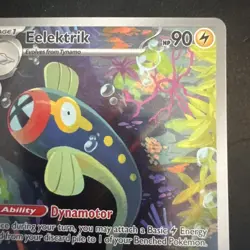 Eelektrik 114/086 Sv: Black Bolt Illustration Rare Holo 2025 Pokemon - Image 4