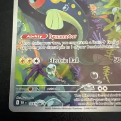 Eelektrik 114/086 Sv: Black Bolt Illustration Rare Holo 2025 Pokemon - Image 5