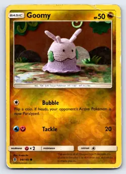 Goomy 94/145 Common Guardians Rising Pokemon Reverse Holo HP - Image 1