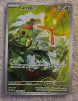 Pokemon Caterpie 172/165 Illustration Rare SV: Scarlet & Violet 151 Near Mint - Image 1
