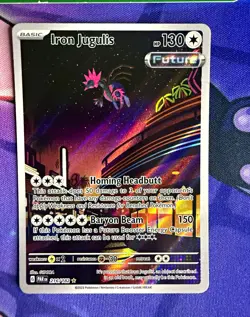 The Pokemon Company Iron Jugulis 216/182 SV04 Paradox Rift Holo IR 130 HP EN - Image 1