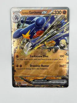 Cynthia's Garchomp ex 111/217 Double Rare Ascended Heroes Pokemon Holo Near Mint - Image 1