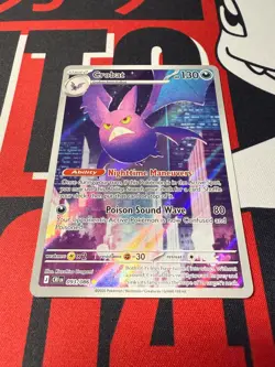 Pokemon TCG: Crobat (Illustration Rare) - 93/86 - ME: Chaos Rising NM - Image 2