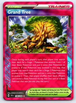 Grand Tree 136/142 ACE SPEC Rare Stellar Crown Pokemon Holo Near Mint - Image 1