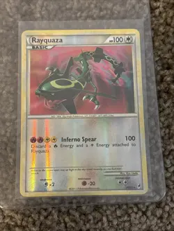 Pokemon TCG Rayquaza 20/95 Call of Legends Reverse Holo Rare English 2011 - Image 2