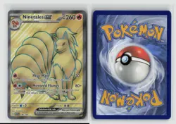 Ninetales Ex #186/165 Sv Scarlet & Violet 151 Ultra Rare Pokemon TCG NM - Image 3