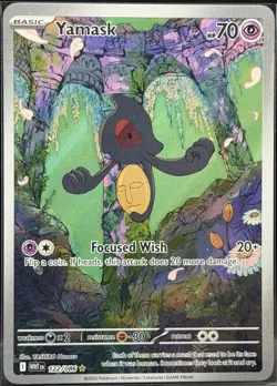 2025 Pokemon White Flare Yamask Illustration Rare #122/086 - Image 1