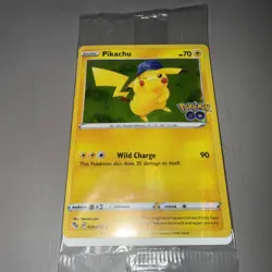 Pikachu 028/078 Holo Rare Pokemon GO Pokemon Sealed - Image 1