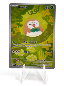 Pokemon Rowlet Illustration Rare Perfect Order 090/088 - Image 1
