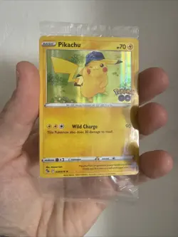 Pikachu 028/078 Pokemon GO Promo Holo Sealed - Image 1