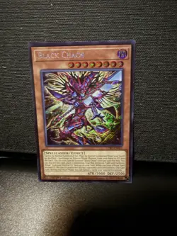Yu-Gi-oh Black Chaos CORI EN-001 1st Edition Secret Rare Near Mint - Image 2