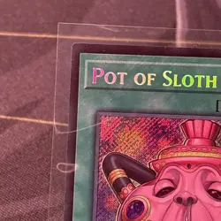 Yu-Gi-Oh! TCG Pot of Sloth Cori-EN061 First Edition Secret Rare - Image 2