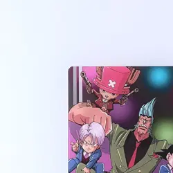 Franky Trunks Dragon Ball × One Piece 40th Wafer Card JACL-07-016 Japan F/S - Image 3