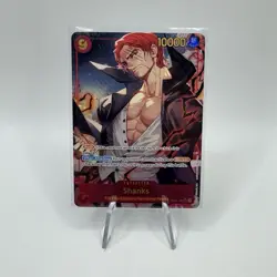 One Piece - NM Shanks OP01-120 Character Alt Art Holo Foil English - Image 1