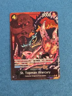 One Piece St. Topman Warcury Alt Art #OP13-089 Foil Carrying On His Will - Image 1