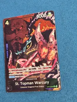 One Piece St. Topman Warcury Alt Art #OP13-089 Foil Carrying On His Will - Image 3