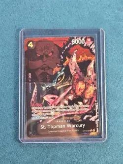 One Piece St. Topman Warcury Alt Art #OP13-089 Foil Carrying On His Will - Image 5