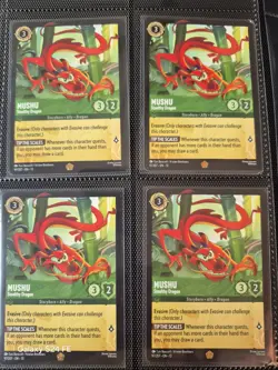 Mushu Stealthy Dragon Legendary (4) Disney Lorcana Attack of the Vine! - Image 1
