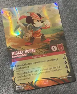Disney Lorcana D23 Promo - Mickey Mouse Brave Little Tailor - 01/D23 - Image 2