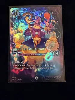 🔥Disney Lorcana TCG - Winnie The Pooh & Piglet Hunny Mages 234/207 Enchanted🔥 - Image 1