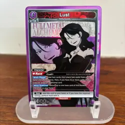 Union Arena TCG Lust SR UE09BT/FMA-1-090 Fullmetal Alchemist - Image 1