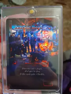 Tribal Order “NatSoc Boys” Legendary Members Card non sports tcg very rare - Image 2