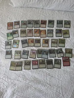 60+ Magic The Gathering Foil Cards, Great Condition Protected - Image 1