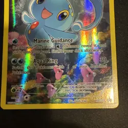 Pokemon TCG Manaphy XY113 Black Star Promo Holo Card LP - Image 3