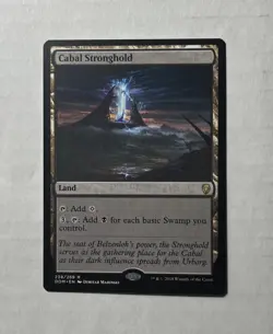 Cabal Stronghold X1 - Nice NM - Dominaria MTG Magic The Gathering Card English - Image 1