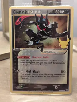 SEALED Pokemon Greninja Gold Star Holo Promo Black Star SWSH144 Celebrations A - Image 1