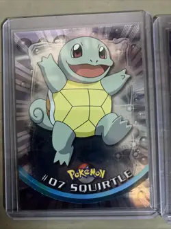 Pokemon Card - Topps Wartortle & squirtle Animation Edition 08 Foil Blue Logo MP - Image 2