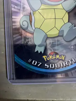 Pokemon Card - Topps Wartortle & squirtle Animation Edition 08 Foil Blue Logo MP - Image 3