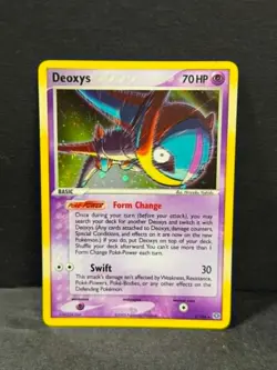 Pokemon DEOXYS 2/106 Emerald HOLO RARE Playing Card TCG ** L@@K * - Image 1