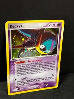 Pokemon DEOXYS 2/106 Emerald HOLO RARE Playing Card TCG ** L@@K * - Image 2