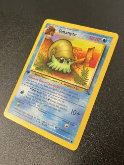 Pokemon Card 1999 Omanyte 52/62 1st Edition Fossil Set LP WOTC Vintage - Image 3