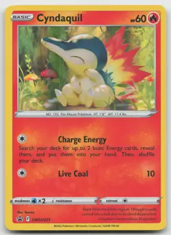 Cyndaquil Holo SWSH: Sword & Shield Promo Cards SWSH221 NM - Image 1