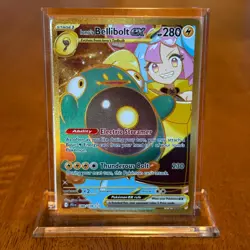 Pokemon TCG Ionos Bellibolt ex 188/159 Journey Together Gold Hyper Rare Card NM - Image 1