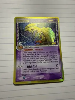 Pokemon Ninetales Delta Species EX Dragon Frontiers Reverse Holo Card 8/101 - Image 2