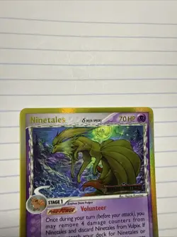 Pokemon Ninetales Delta Species EX Dragon Frontiers Reverse Holo Card 8/101 - Image 3