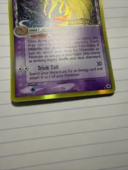 Pokemon Ninetales Delta Species EX Dragon Frontiers Reverse Holo Card 8/101 - Image 4