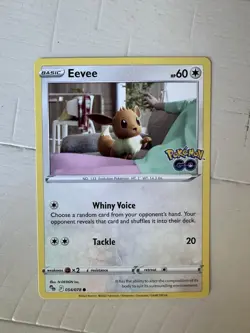 Eevee 054/078 Pokemon GO Pokemon Card Common Near Mint NM | See Description - Image 1
