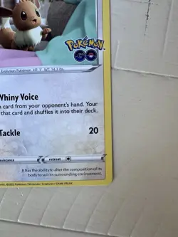 Eevee 054/078 Pokemon GO Pokemon Card Common Near Mint NM | See Description - Image 4