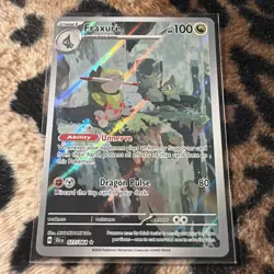 Fraxure 077/064 Shrouded Fable Illustration Rare Full Art Pokemon Card NM/M - Image 1