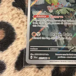 Fraxure 077/064 Shrouded Fable Illustration Rare Full Art Pokemon Card NM/M - Image 4