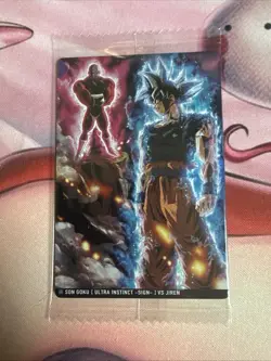 Son Goku & Jiren No.3-06R Dragon Ball Super Wafer Card BANDAI Japan Very Rare - Image 1