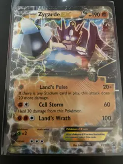 Pokemon Card - Zygarde EX Shiny XY151 XY Black Star Promo - Image 1