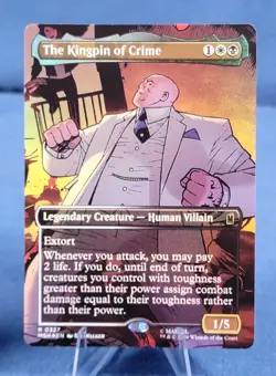 The Kingpin of Crime #327 Foil R- Marvel - MTG - Borderless - NM - Image 1