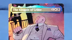 The Kingpin of Crime #327 Foil R- Marvel - MTG - Borderless - NM - Image 2