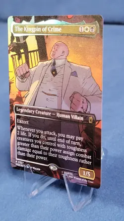 The Kingpin of Crime #327 Foil R- Marvel - MTG - Borderless - NM - Image 4