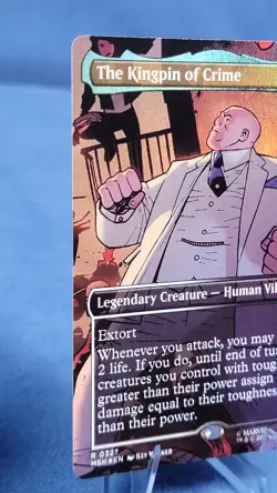 The Kingpin of Crime #327 Foil R- Marvel - MTG - Borderless - NM - Image 5